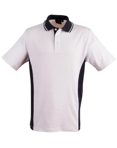 Picture of Winning Spirit, Mens TrueDry Contrast S/S Polo